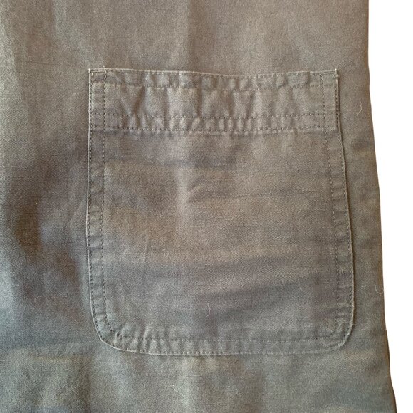 Banana Republic Dark Olive Safari-style Sleeveless Mini Shift Dress Medium - Picture 9 of 12